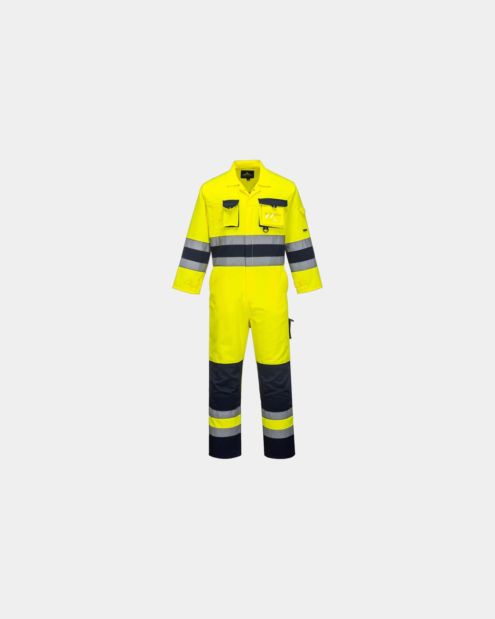 Kombination Texo HV bicolore zum Personalisieren - Gelb-Marineblau